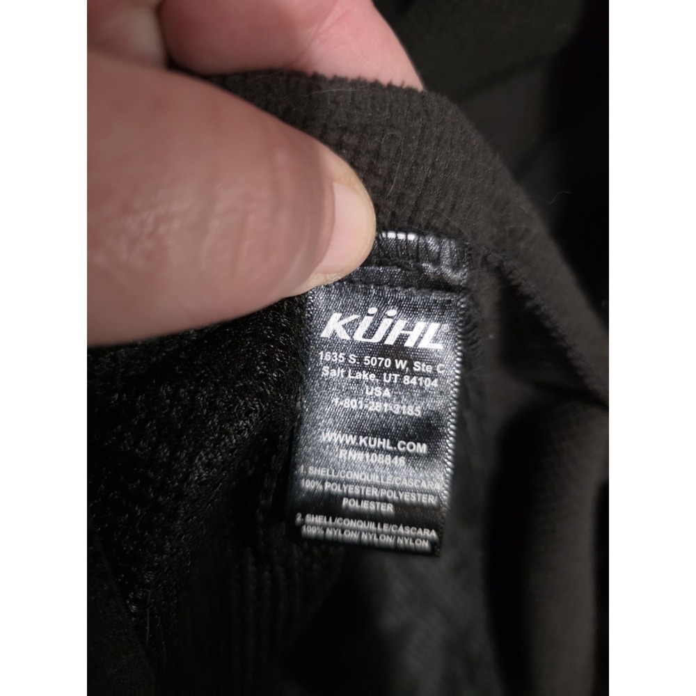 KÜHL Projekt Jacket Womens Large Black Gray Softshell Full Zip Outdoor Gorpcore - Picture 14 of 14
